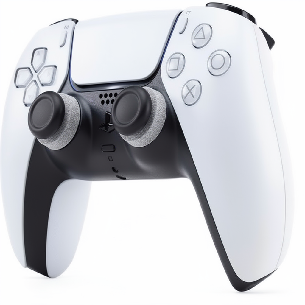 Precision ring installed on PS5 DualSense thumbstick for improved aim