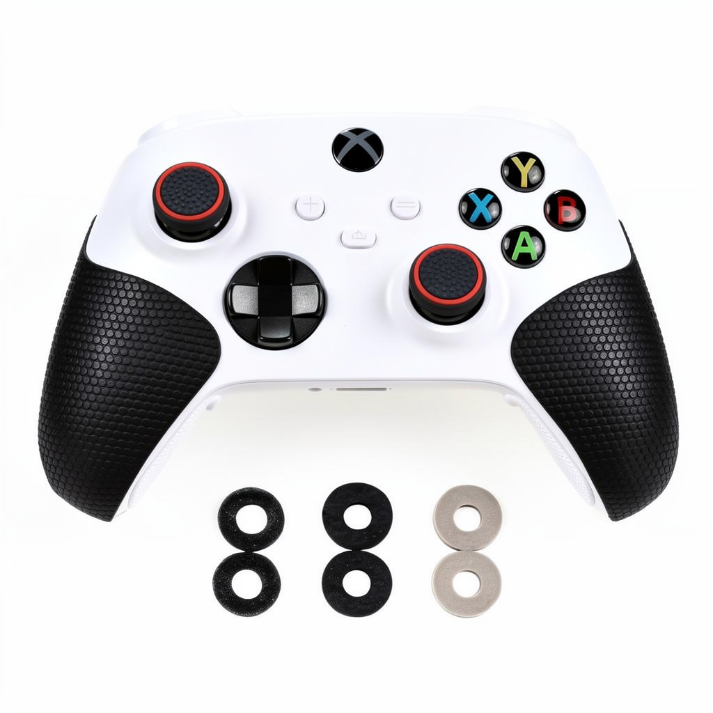 Comfort Kit bundle with Xbox controller handle grips and precision rings
