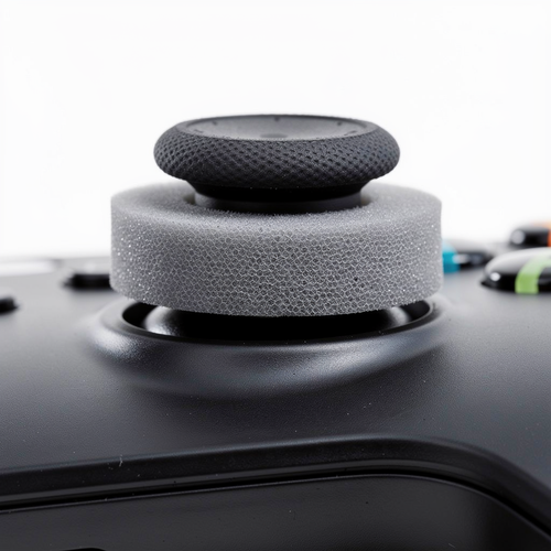 Precision ring installed on controller thumbstick close-up