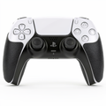 PS5 DualSense controller with FPSgrip anti-slip handle grip stickers installed